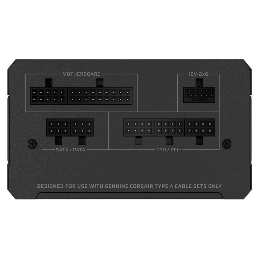 Corsair RMe Series RM850e Fully Modular Low-Noise ATX Power Supply (AU), Cybenetics Gold, ATX12V 3.1, 2x PATA, 2x EPS, 6x SATA, 3x PCIe - Image 4