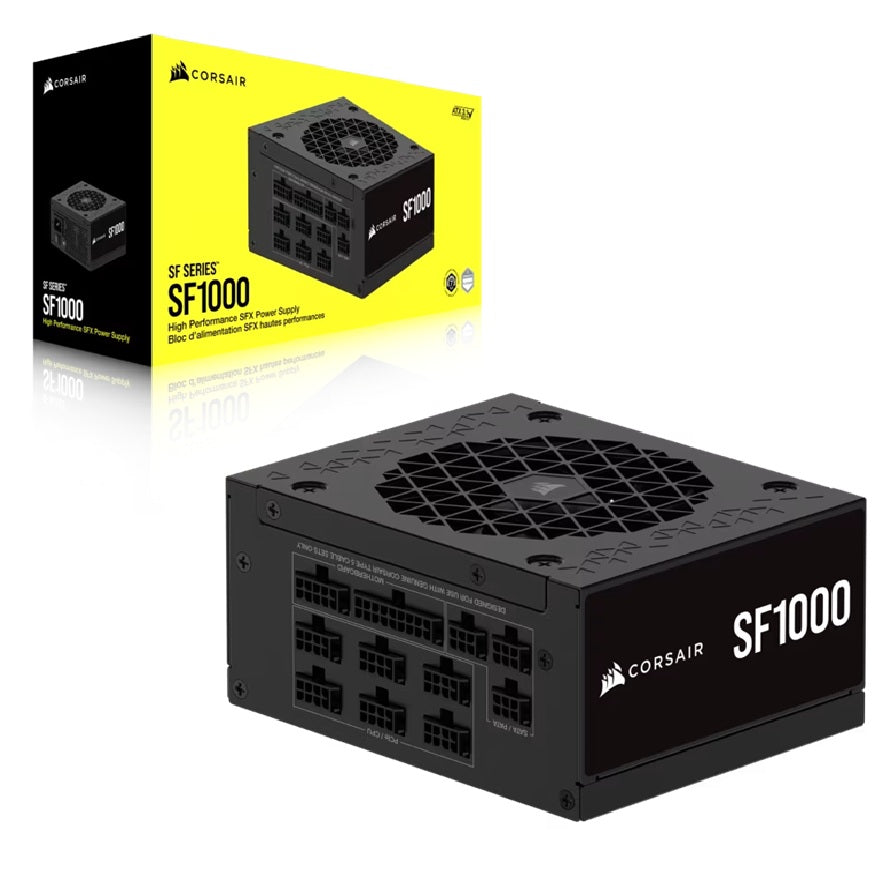 Corsair SF Series SF1000 Fully Modular 80 PLUS Platinum SFX Power Supply (AU) – 1000W, 92mm FDB, 4×PCIe, 8×SATA, 2×EPS, Type 5, 100K hrs, ATX 3.1 - Image 5