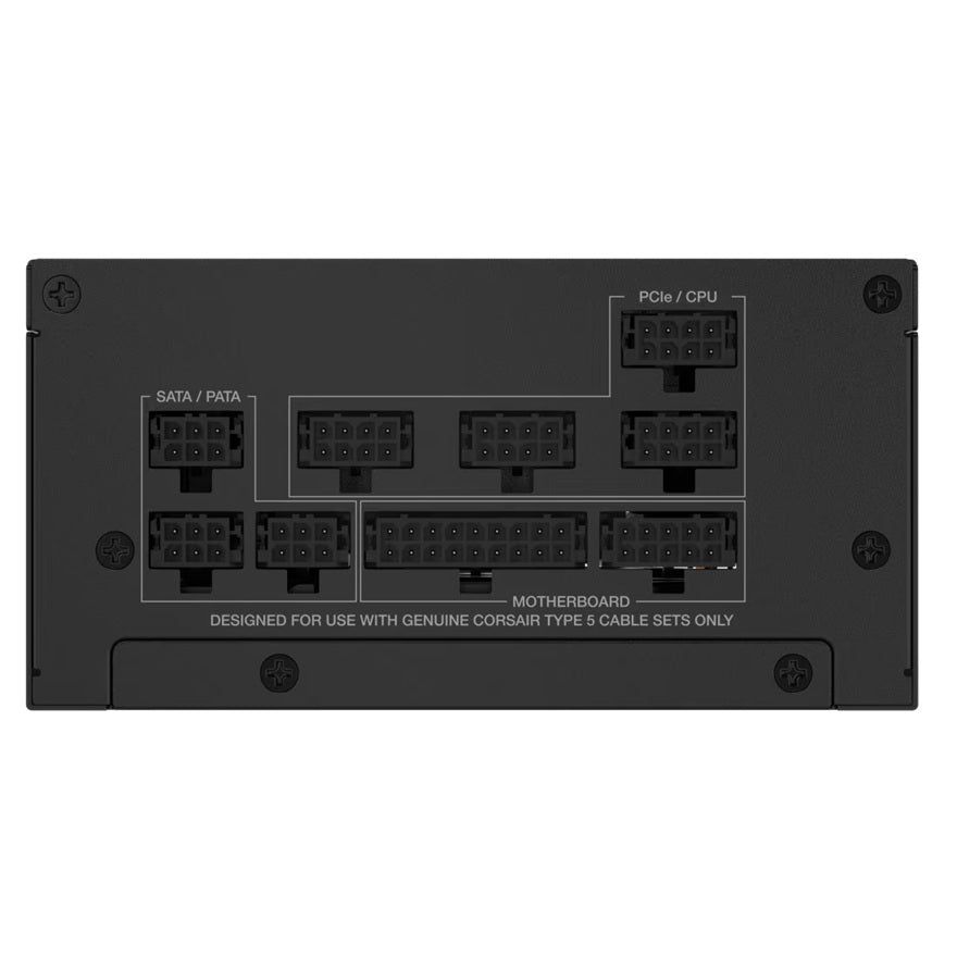 Corsair SF Series SF850 Fully Modular 80 PLUS Platinum SFX Power Supply (AU) – 850W, 92mm FDB, 8×SATA, 3×PCIe, 2×EPS, Type 5, 100K hrs, ATX 3.1 - Image 4
