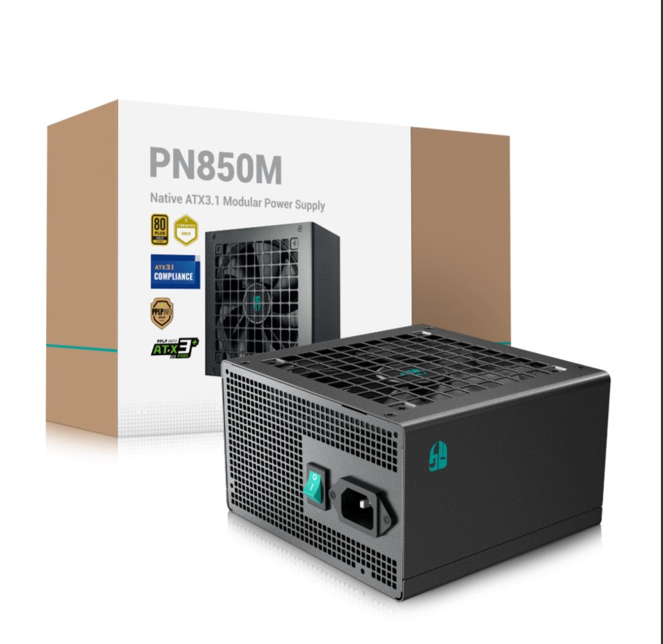 DeepCool PN850M Gamer Storm 850W 80+ Gold Certified Fully Modular ATX Power Supply, 120mm Fan, Japanese Capacitors, DCtoDC, ATX12V V3.1, 100,000 MTB - Image 3