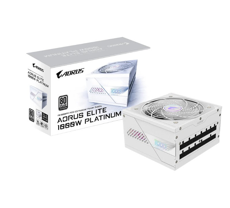 Gigabyte GP-AE1000PM PG5 ICE 1000W PSU Power Supply, ATX 60-50 Hz 1000W 120mm Fan 80 PLUS  Platinum >100,000 hours - Image 4