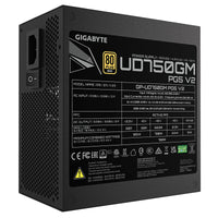 Gigabyte UD750GM PG5 V2, 750W ATX PSU Power Supply  80+ Gold >90%  Black Embossed Cables 100-240 Vac  >100K Hrs (NEW) - Image 4