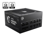 MSI MAG A850GL PCIE5 850W Up to 90% (80 Plus Gold) ATX Power Supply Unit, PFC, 100~240 VAC, 850W, 47-63Hz, PCI-E, SATA, FDD - Image 5