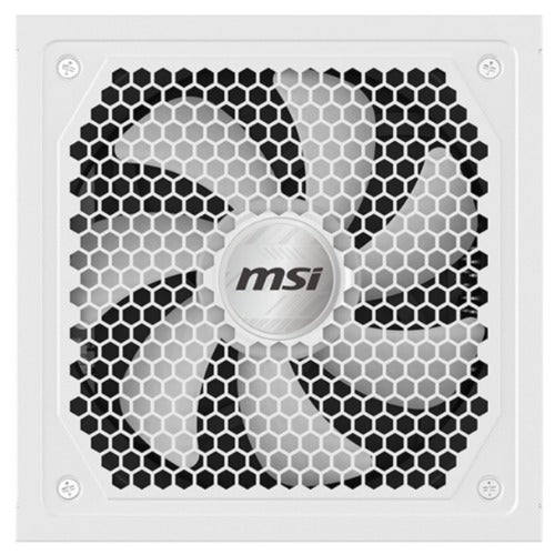 MSI MAG A1000GL PCIE5 ATX Power Supply Uni - White, 1000W, 80+ Gold, Fully Modular, PCIe5 600W, 135mm FDB Fan, Active PFC, 100-240V, 10yr wty, OCP/UVP - Image 2