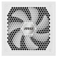 MSI MAG A1000GL PCIE5 ATX Power Supply Uni - White, 1000W, 80+ Gold, Fully Modular, PCIe5 600W, 135mm FDB Fan, Active PFC, 100-240V, 10yr wty, OCP/UVP - Image 2