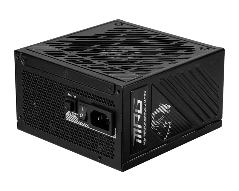 MSI MAG A1250GS PCIE5 ATX Power Supply Unit, 80 PLUS Gold, Fully modular flat cables, 0 RPM Mode, Active PFC design - Image 2