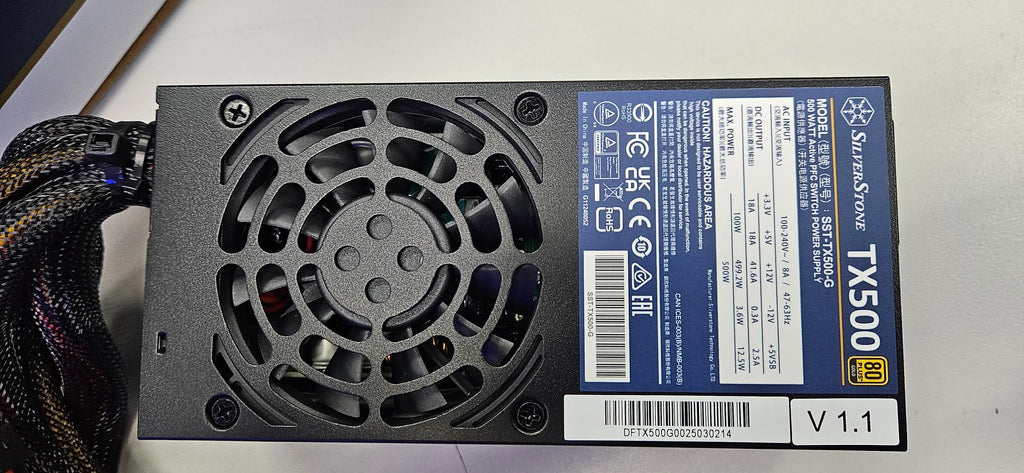 Silverstone 80 PLUS Gold 500W TFX power supply - Image 2