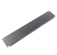 LDR 2U 19" Blanking Panel - Rack Mountable 19" - Black Metal Construction - Image 1