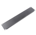 LDR 2U 19" Blanking Panel - Rack Mountable 19" - Black Metal Construction - Image 1