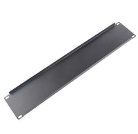 LDR 2U 19" Blanking Panel - Rack Mountable 19" - Black Metal Construction - Image 2