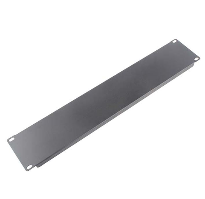 LDR 2U 19" Blanking Panel - Rack Mountable 19" - Black Metal Construction - Image 3