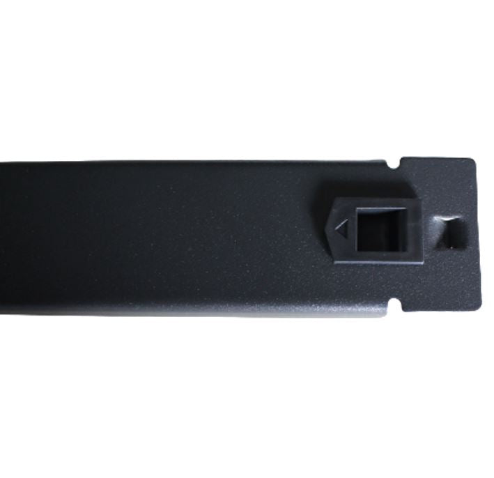 LDR 1U 19" Blanking Panel Snap-in - Tool-less - Rack Mountable 19" - Black Metal Construction - Image 2