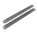 LDR 1U 19" Cable Management Brush Rail (Brush Panel) - Black Metal Construction - Image 1