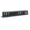 LDR 1U 19" Cable Management Rail 24 Slot Shallow (Plastic) - 1U - Image 1
