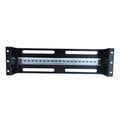 LDR Rackmount Din Rail, Black Metal Construction, 35mm International Din Rail - Image 1