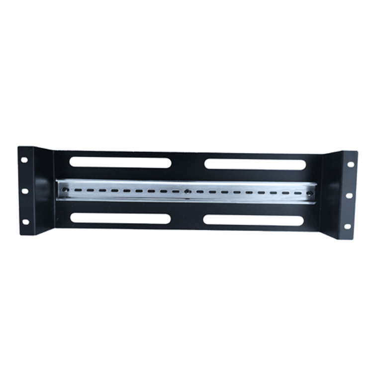 LDR Rackmount Din Rail, Black Metal Construction, 35mm International Din Rail - Image 4