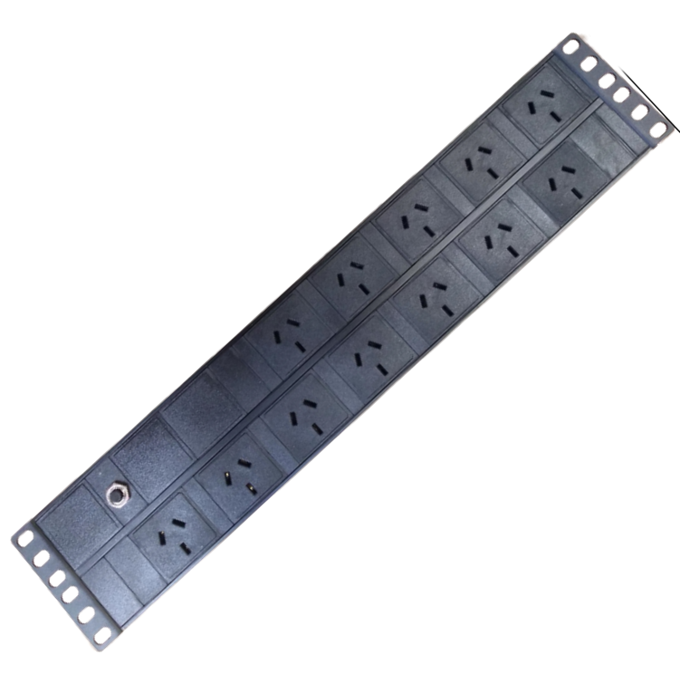 LDR 12-Port 10A Power Distribution Unit AU Approved - 12x 3-Pin AU/NZ Outlets/Slots - 2U Horizontal Mount - Image 1
