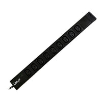 LDR 9‑Port 10A IEC C13 Power Distribution Unit(PDU),AU Approved,1U Vertical Mount,Aluminum Material With Power Indicator,2m Power Cord with C14 Plug - Image 1