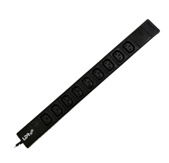 LDR 9‑Port 10A IEC C13 Power Distribution Unit(PDU),AU Approved,1U Vertical Mount,Aluminum Material With Power Indicator,2m Power Cord with C14 Plug - Image 5