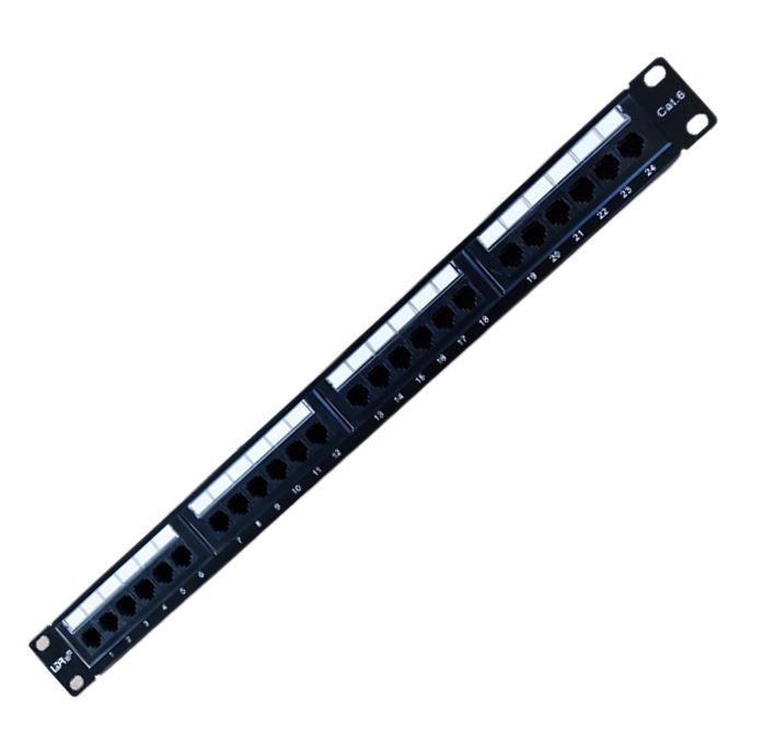 LDR 24 Port Cat6/5e Patch Panel Rack Mount - 1U - Image 4