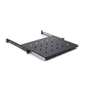 LDR Sliding 1U Shelf Recommended for 450mm to 600mm Deep Server Racks, Supports rail to rail depth of 365mm to 500mm - Image 1