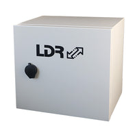 LDR Outdoor Hub, PoE Switch, Waterproof Box, IP55, Max POE 30W, 8 Port PoE, 2 SFP Ports, AC220V Main Power Input,120W DC52V, 260x280x220mm, White - Image 2