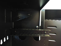 LDR Assembled 5U Flush Wall Mount Vertical Cabinet (570mm x 250mm) - 4U Rack For Gear & 2U Mount For Patch Panels - Black Metal Construction - Image 3