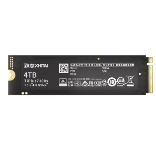 YMTC ZhiTai TiPlus7100s SSD 1TB M.2 2280 YMTC Xtacking 4.0  TLC Chip PCle Gen 4 X 4.0 NVMe 4.0 7400MB/s 6900MB/s R/W 600 TBW 5Y warranty - Image 4
