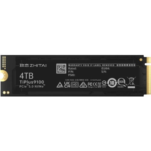 YMTC ZhiTai TiPlus9100 SSD 1TB M.2 2280 YMTC Xtacking 4.0  TLC Chip PCIe™ Gen5 x4，NVMe™ 2.0 12000MB/s 10700MB/s R/W 600 TBW 5Y warranty - Image 4