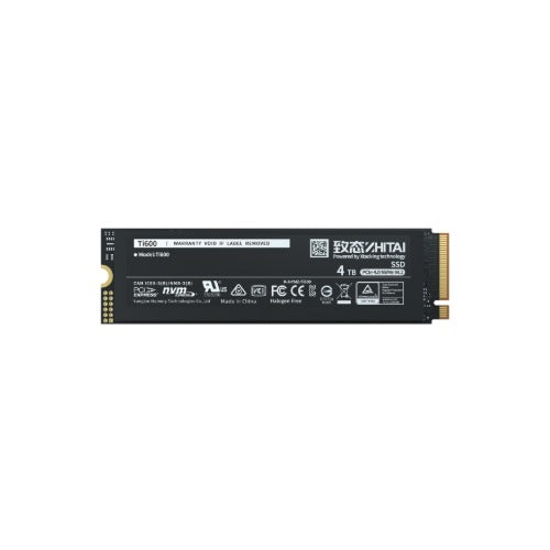 YMTC ZhiTai Ti600 SSD 1TB M.2 2280 YMTC QLC 3D NAND Flash PCIeTM Gen4 x4 NVMeTM 2.0 R/W 7,000MB/s 6,000 MB/s  400 TBW 5Y warranty (Bulk pack) - Image 1