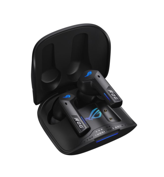 ASUS ROG Cetra True Wireless SpeedNova Black, Dual-Mode, Bone-Conduction AI Microphones, Up to 46-hour battery life, Hybrid Multipoint - Image 2