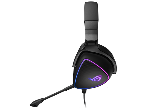 ASUS ROG DELTA S Lightweight USB-C Gaming Headset with AI noise-canceling mic, MQA rendering technology, RGB lighting, PC, Switch & PS5 - Image 2