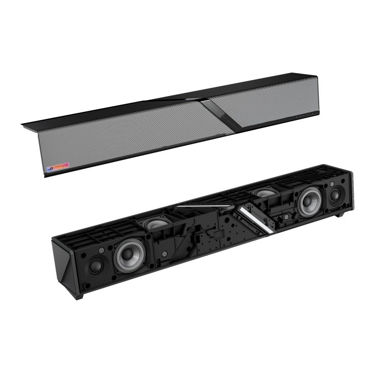 ASUS ROG Gjallar Gaming Soundbar, 2.1.2 Dolby Atmos, 5G Wireless Subwoofer, RGB, USB-C, HDMI 2.1 eARC, Optical, AUX, Bluetooth 5.3 - Image 4