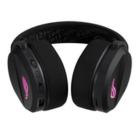 ASUS ROG Pelta Gaming Headset Black, Tri-Mode (2.4GHz/BT/USB-C), 50mm Titanium Drivers, 32Ω, 20Hz-20kHz, 10mm Mic, 70H Battery, 309g, RGB - Image 4
