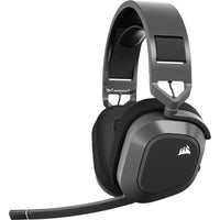 Corsair HS80 MAX WIRELESS Gaming Headset – Steel Gray, 50mm drivers, Dolby Atmost, 24–130h battery, RGB, multi-platform PC/PS/Switch/Mobile - Image 2
