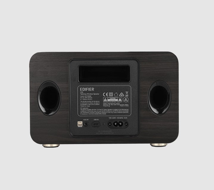 Edifier D32 Smart Speaker wifi and bluethooth  black walnut - Image 3