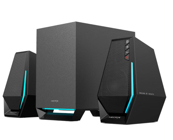 Edifier G1500 MAX 2.1 Wireless Gaming Speakers - 2.5" full range speaker driver unit and equipped with a 4" subwoofer for optimum bass
