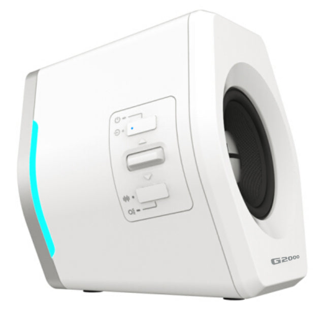 Edifier G2000 Gaming 2.0 Speakers System - Bluetooth V4.2/ USB Sound Card/ AUX Input/RGB 12 Light Effects/ 16W RMS Power White - Image 4