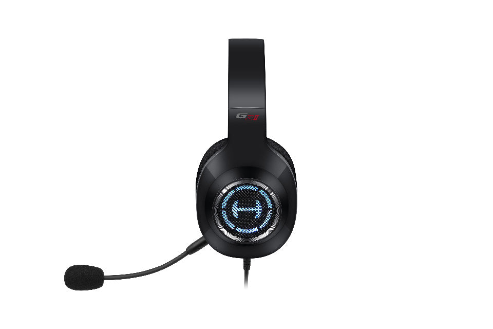 Edifier G2II 7.1 Surround Sound USB Gaming Headset with Microphone, RGB Lighting, 360 Degree Surround Sound Effects, 50mm NdFeB- Black - Image 3