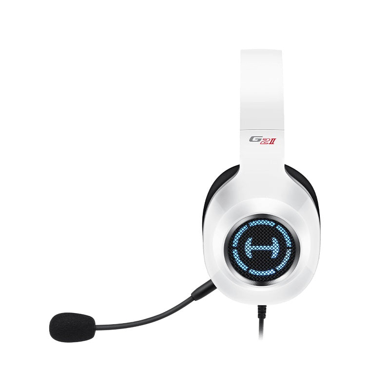 Edifier G2II 7.1 Surround Sound USB Gaming Headset with Microphone, RGB Lighting, 360 Degree Surround Sound Effects, 50mm NdFeB- WHITE - Image 3