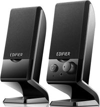 Edifier M1250 2.0 USB Powered Compact Multimedia Speakers - 3.5mm AUX/Flat Panel Design Satellites/Built in Power/Volume controls/Black - Image 1