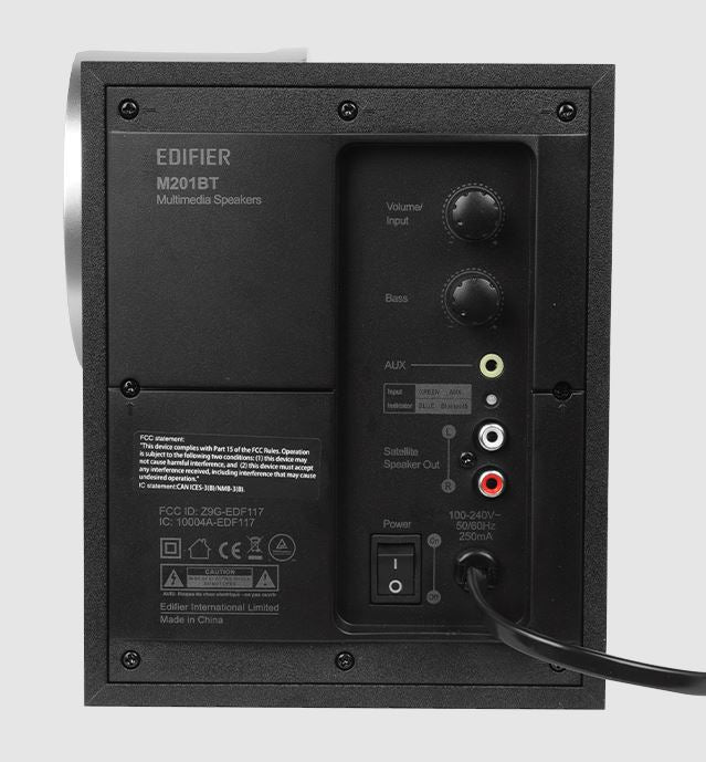 Edifier M201BT BLACK Multimedia Computer Speaker System Bluetooth V5.0 - Image 3