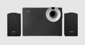 Edifier M206BT BLACK Multimedia Bluetooth 5.0 Speaker R/L: 210Hz - 20kHz  SW: 63Hz - 206Hz  AUX, Bluetooth,USB flash disk - Image 1