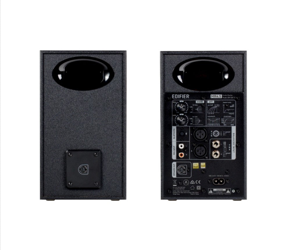 Edifier MR4.5 Black Bi-amped studio monitor with flat frequency response for honest reproduction- Black - Image 3