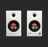 Edifier MR4.5 White Bi-amped studio monitor with flat frequency response for honest reproduction-White - Image 2
