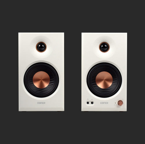 Edifier MR4.5 White Bi-amped studio monitor with flat frequency response for honest reproduction-White - Image 2