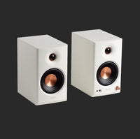 Edifier MR4.5 White Bi-amped studio monitor with flat frequency response for honest reproduction-White - Image 1