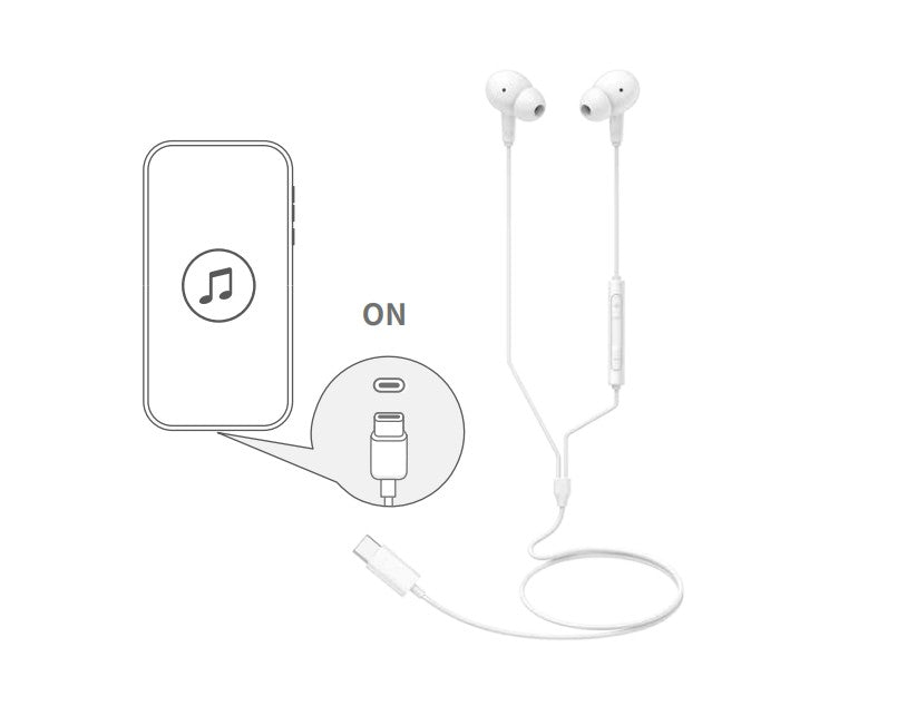 Edifier P230 USB-C Black Wired earphones Wired Earbuds with Remote and Mic - Image 2