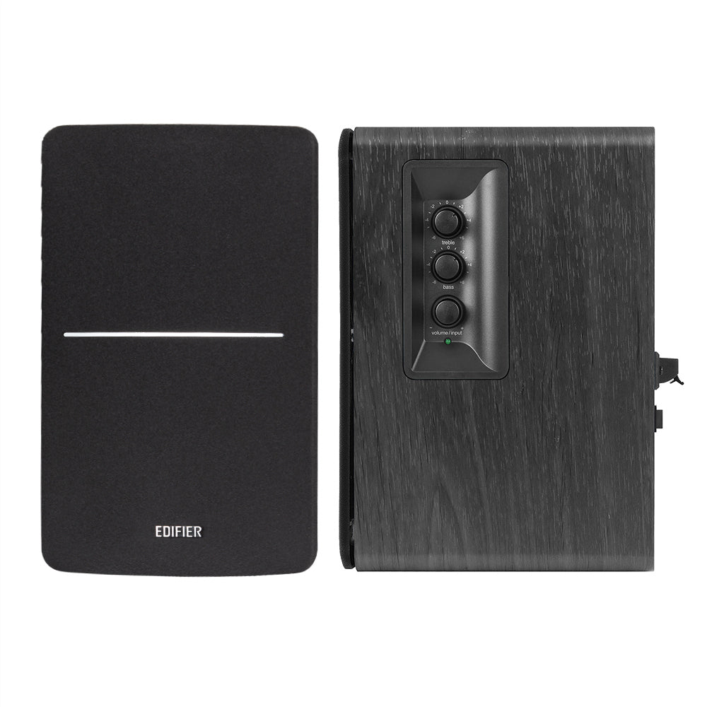 Edifier R1280DBS - 2.0 Lifestyle Bookshelf Bluetooth Studio Speakers - Optical/Coaxial, Bluetooth, Line In1, Line2, R/L: 21W+21W Black - Image 3