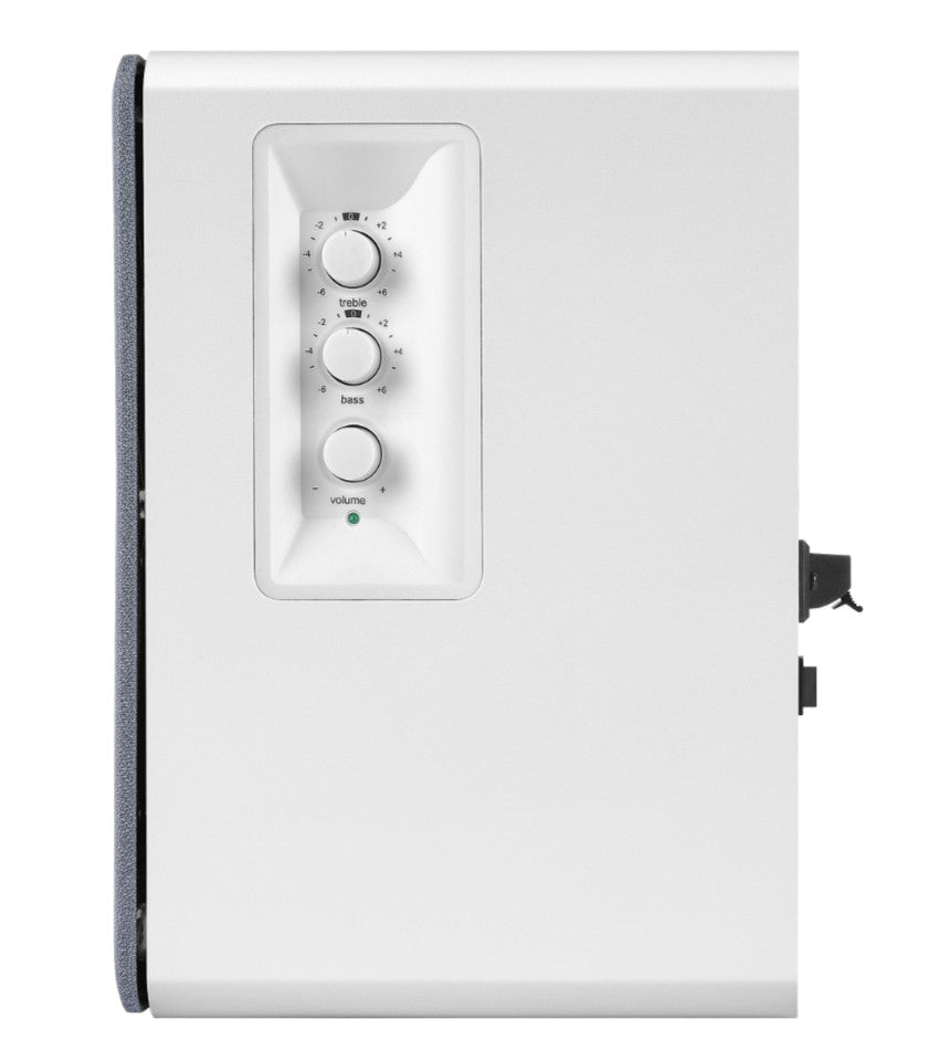Edifier R1280T White Lifestyle Bookshelf Speakers Brown - 3.5mm AUX/Dual RCA, 42W,  MDF Wooden Enclosure - Image 4